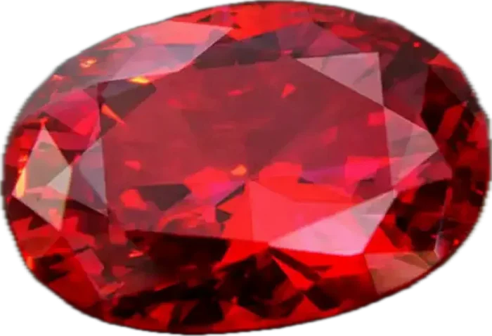 Rubi Oval Lapidado